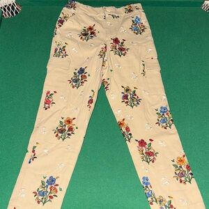 Kith Floral Embroidered girls Jeans